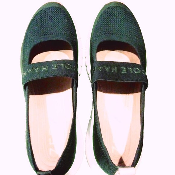 Cole Haan Zerogrand Mary Jane Flats, Women's Sneaker, Cole Haan Slip on Flats - Picture 2 of 11